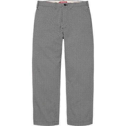 Supreme Chino Pant - White Checkerboard
