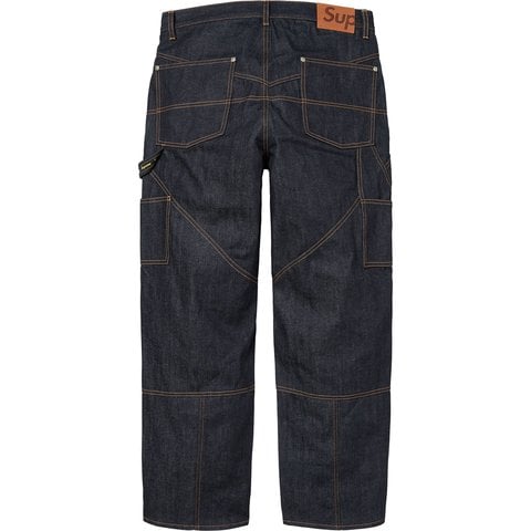 Supreme Paneled Double Knee Painter Pant - Rigid Indigo
