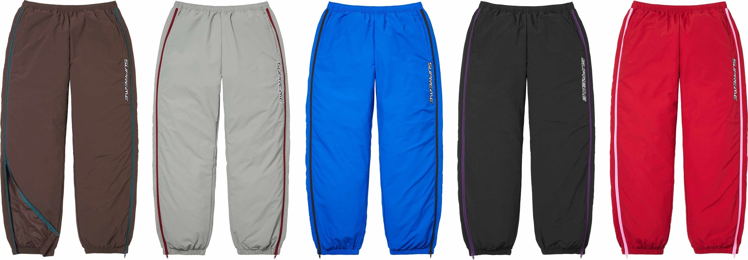 Contrast Zip Warm Up Pant - fall/winter 2026 - Supreme