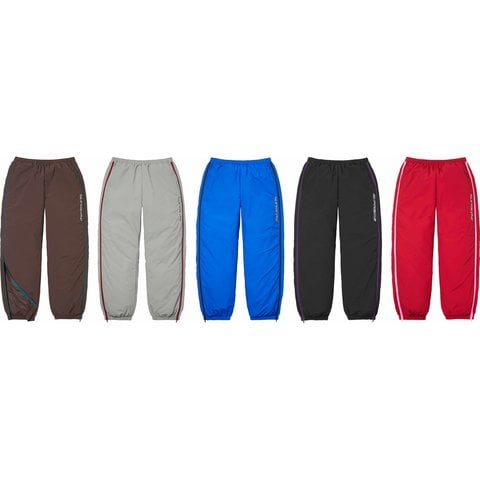Supreme Contrast Zip Warm Up Pant