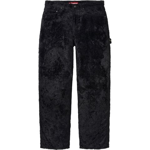 Supreme Faux Fur Painter Pant - Black