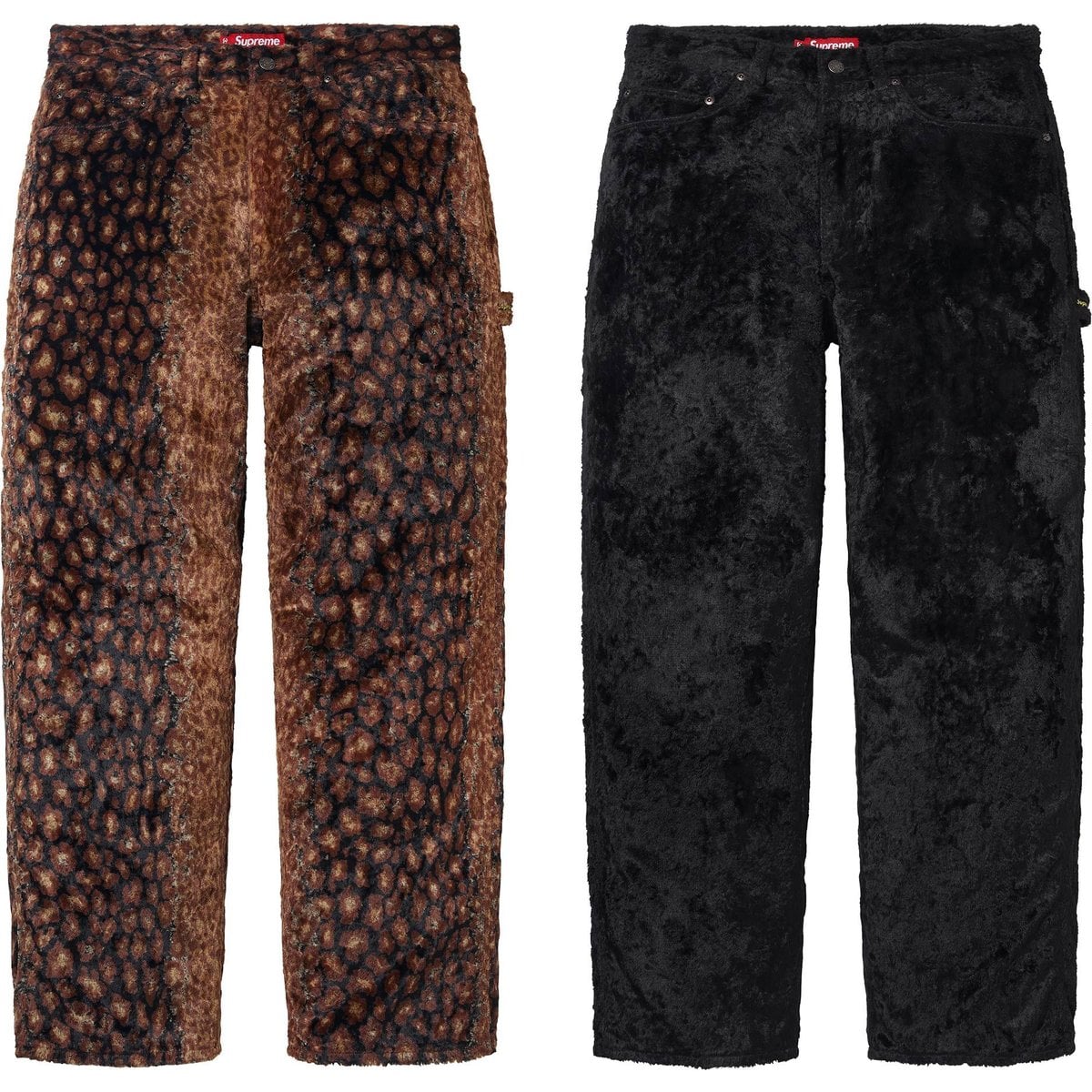 Faux Fur Painter Pant