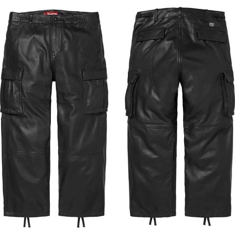 Supreme Leather Cargo Pant