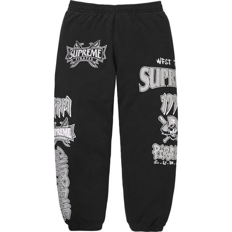 Supreme Pirates Sweatpant - Black