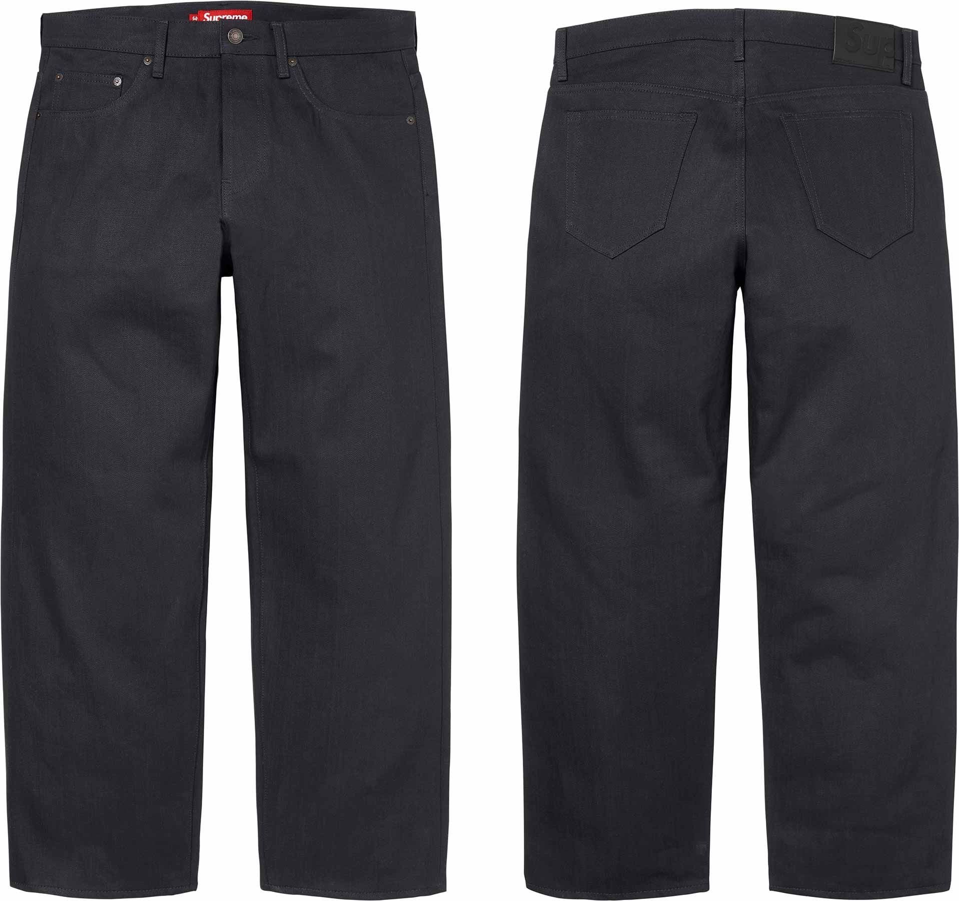 パンツ Supreme loose fit rigid 36 Rigid Loose Fit Selvedge Jean - fall/winter 2026 - Supreme
