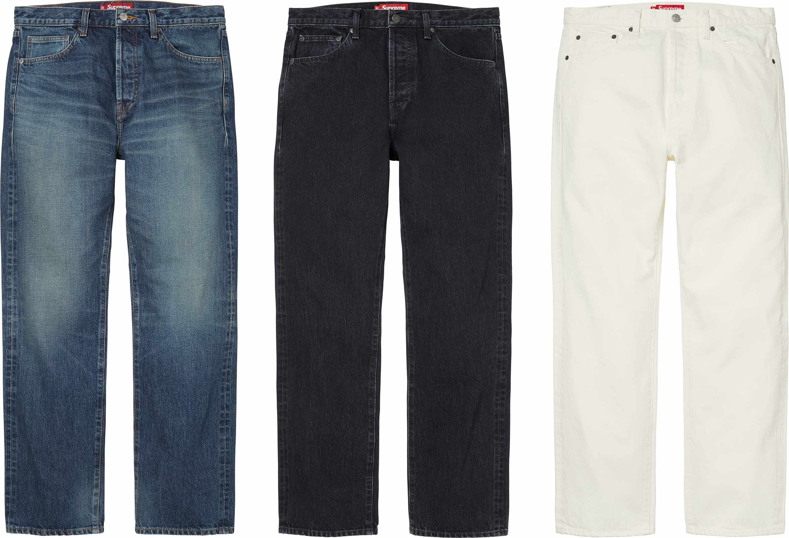 パンツ Supreme Slim Supreme Jean (Raw Selvedge) Slim Straight Selvedge Jean - fall/winter 2026 - Supreme