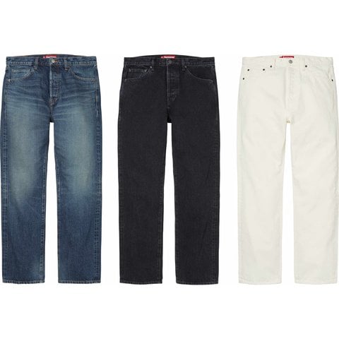 Supreme Slim Straight Selvedge Jean