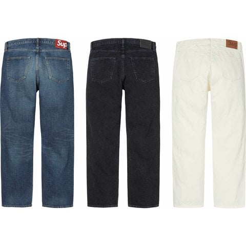 Supreme Slim Straight Selvedge Jean - Group Shots