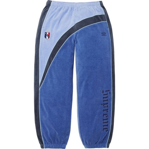 Supreme Supreme®/Umbro® Velour Track Pant - Blue