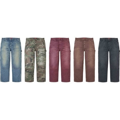 Supreme Worn Double Knee Painter Pant