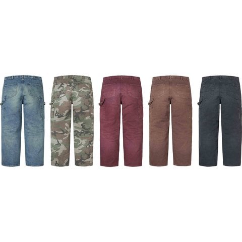 Supreme Worn Double Knee Painter Pant - Group Shots