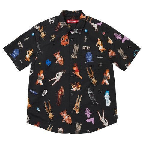 Supreme Girls Collage S/S Shirt - Black