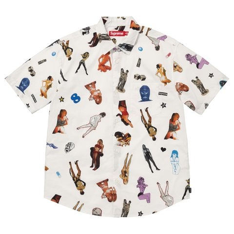 Supreme Girls Collage S/S Shirt - White