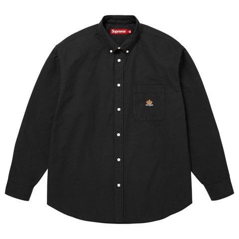 Supreme Loose Fit Oxford Shirt - Black