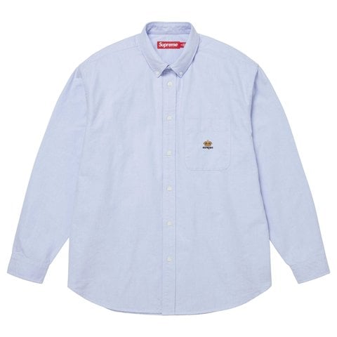 Supreme Loose Fit Oxford Shirt - Light Blue