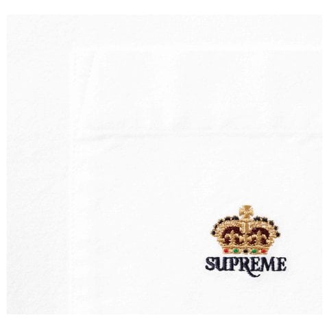 Supreme Loose Fit Oxford Shirt - White