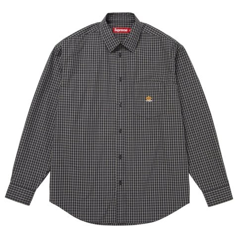 Supreme Mini Plaid Shirt - Black