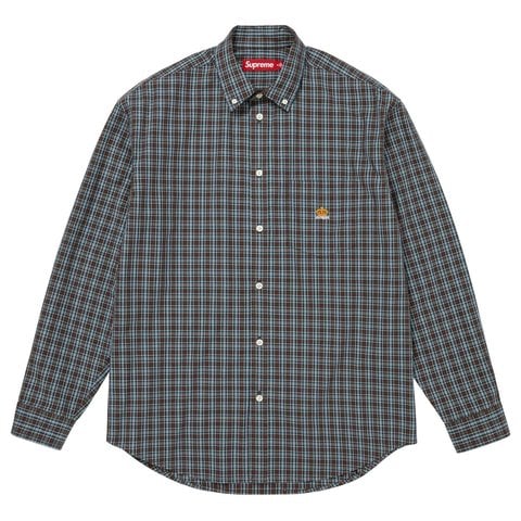 Supreme Mini Plaid Shirt - Brown