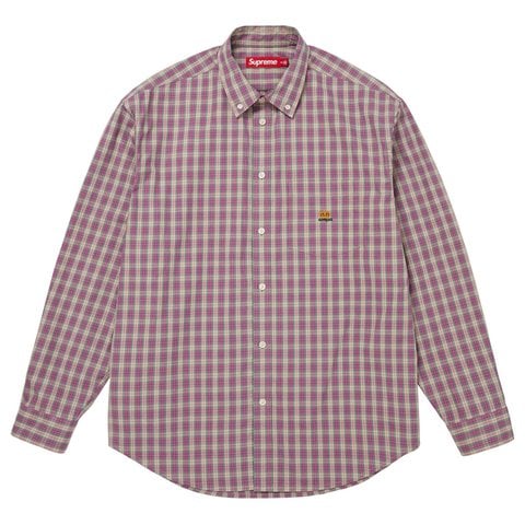 Supreme Mini Plaid Shirt - Pink
