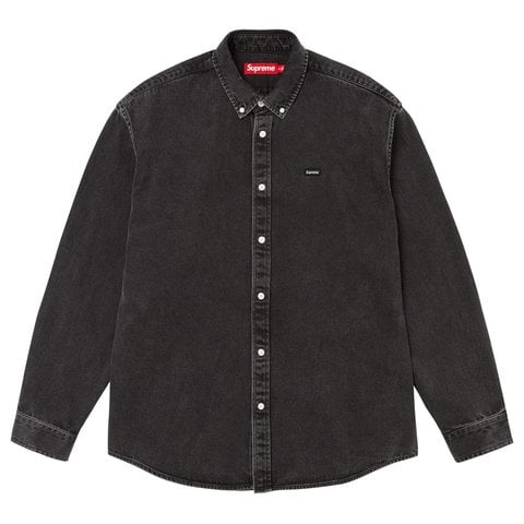 Supreme Small Box Shirt - Black Denim