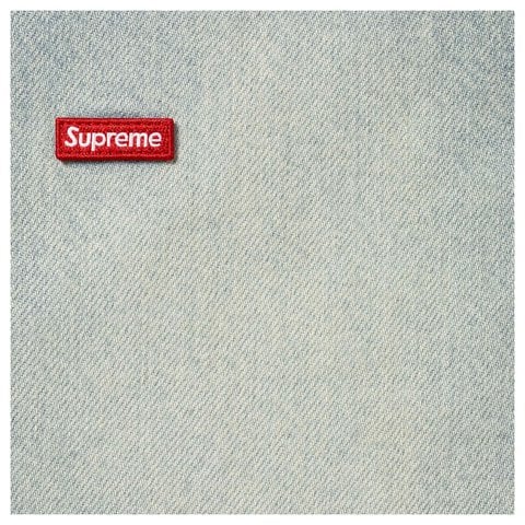 Supreme Small Box Shirt - Light Washed Indigo Denim
