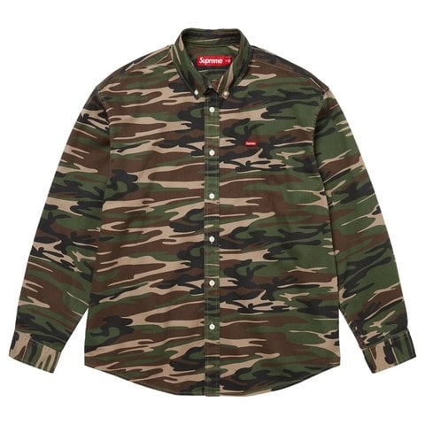 Supreme Small Box Shirt - Woodland Camo