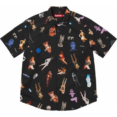 Supreme Girls Collage S/S Shirt - Black