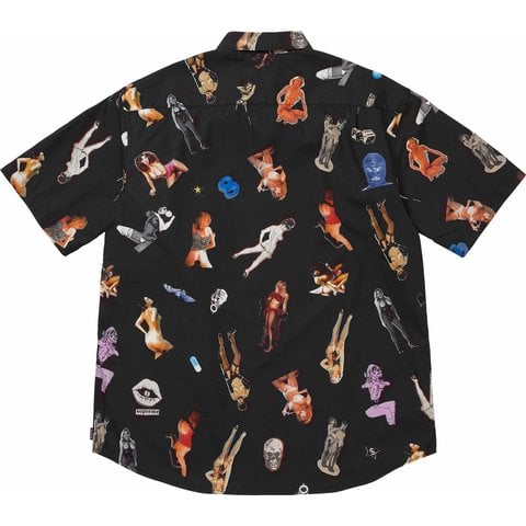 Supreme Girls Collage S/S Shirt - Black