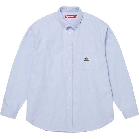 Supreme Loose Fit Oxford Shirt - Light Blue
