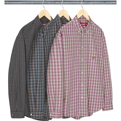 Supreme Mini Plaid Shirt
