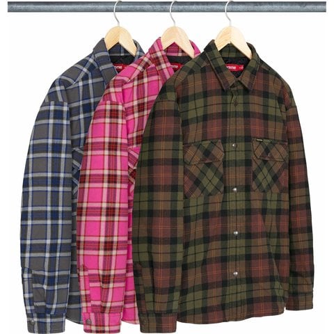 Supreme Quilted Lined Flannel Snap Shirt