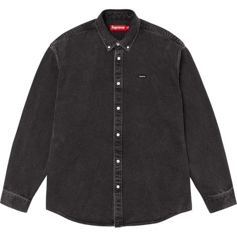 Supreme Small Box Shirt - Black Denim