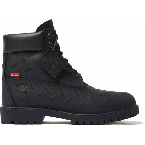 Supreme Supreme®/Timberland® Diamond Plate 6" Premium Waterproof Boot - Black