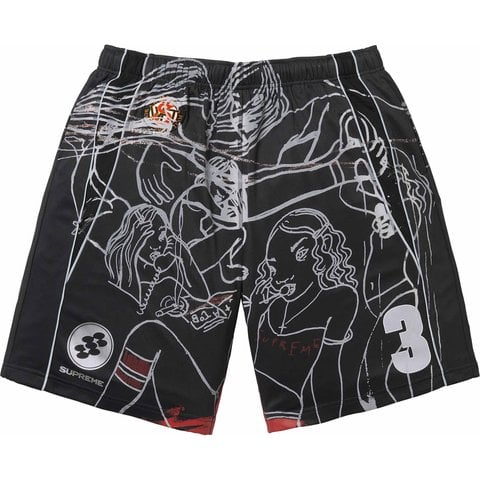 Supreme Supreme/Rita Ackermann Soccer Short - Black
