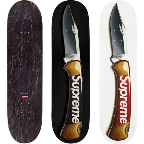 Supreme Knife Skateboard