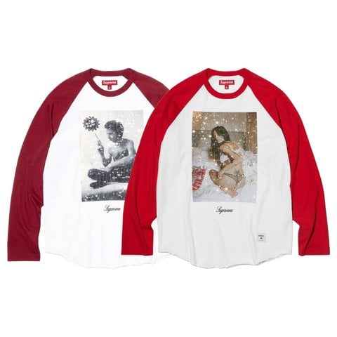Supreme Supreme/Larry Clark Sequin Raglan L/S Top
