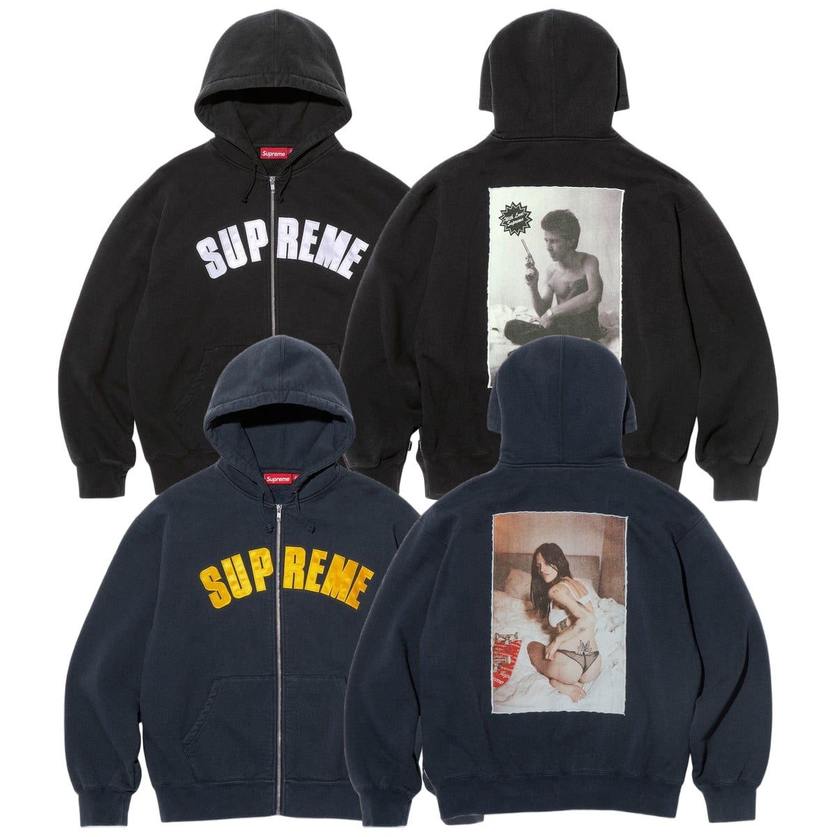 焼肉　　Supreme ジップパーカー Supreme/Larry Clark Zip Up Hooded Sweatshirt - Supreme