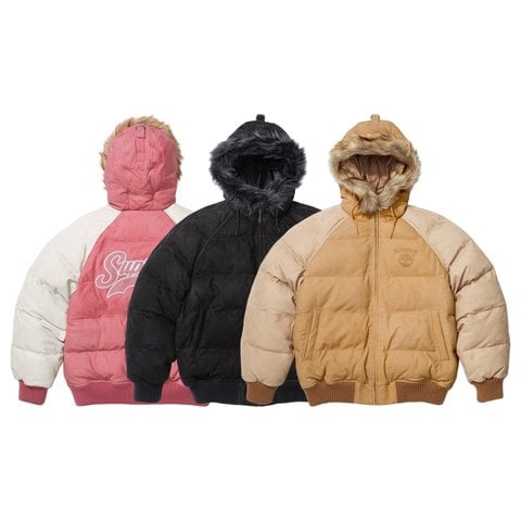 Supreme Supreme®/Timberland® Suede Puffer Jacket