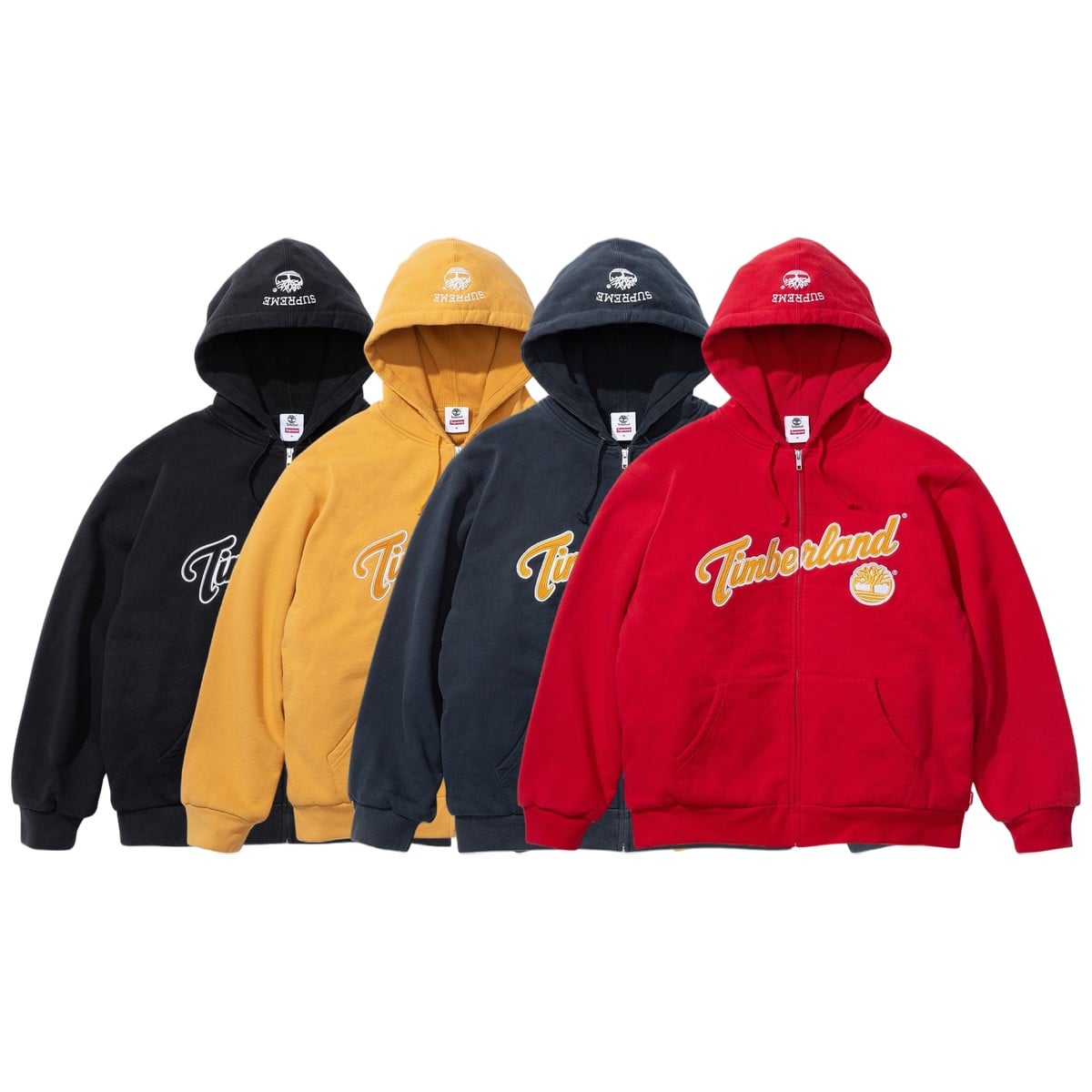 Supreme®/Timberland® Thermal Lined Zip Up Hooded Sweatshirt