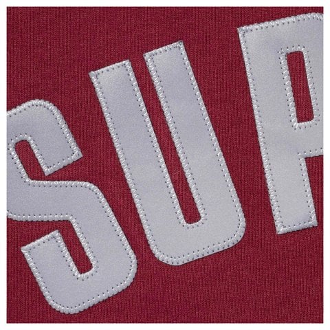 Supreme Arc Thermal Lined Zip Up Hooded Sweatshirt - Cardinal