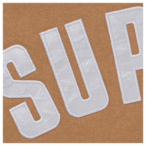 Supreme Arc Thermal Lined Zip Up Hooded Sweatshirt - Light Brown