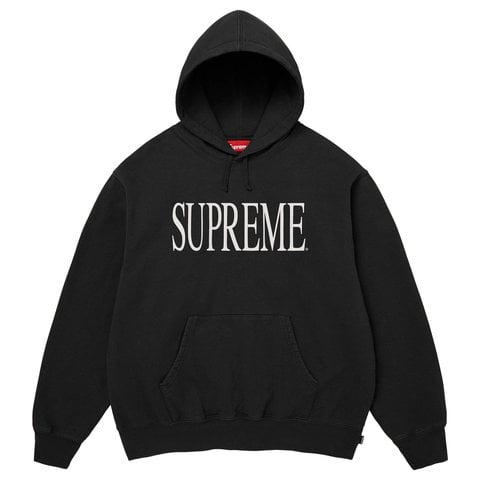 Supreme Capital Hooded Sweatshirt - Black