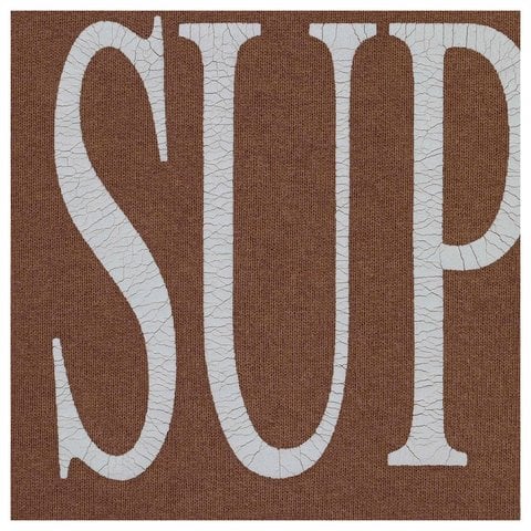 Supreme Capital Hooded Sweatshirt - Brown