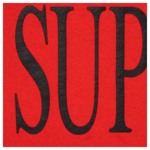 Supreme Capital Hooded Sweatshirt - Dark Orange
