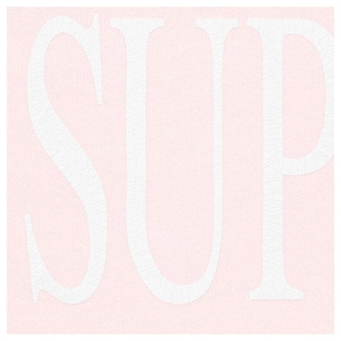 Supreme Capital Hooded Sweatshirt - Pale Pink