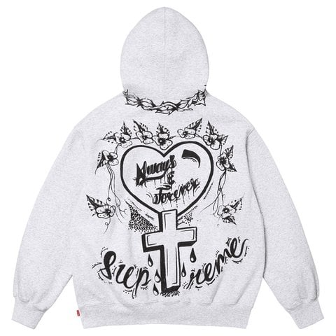 Supreme Forever Hooded Sweatshirt - Ash Grey