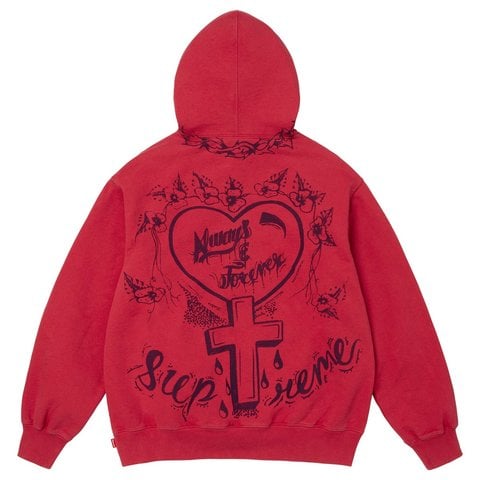 Supreme Forever Hooded Sweatshirt - Red