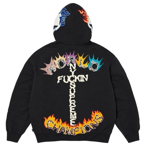 Fuck You Zip Up Hooded Sweatshirt - SupremeCommunity