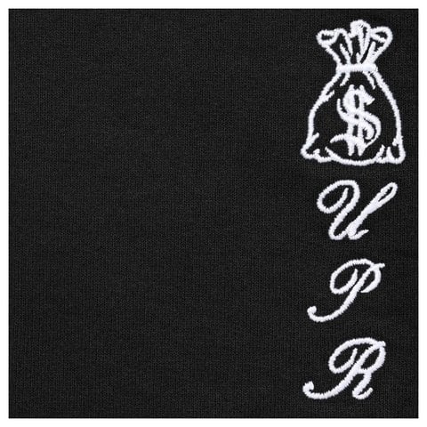Supreme God Over Money Zip Up Hooded Sweatshirt - Black