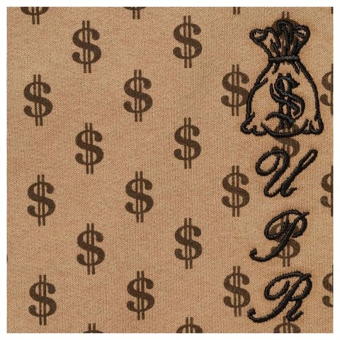Supreme God Over Money Zip Up Hooded Sweatshirt - Money